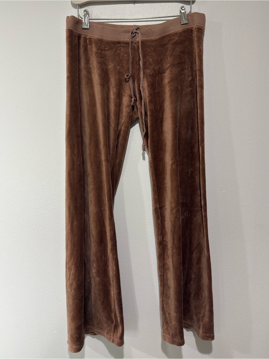 Juicy Couture Pants - Vintage Y2K Juicy Couture Brown Velour Sweatpants Size Large